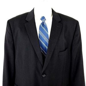 Pronto Uomo‎ Wool 2 Button Blazer 48L Gray